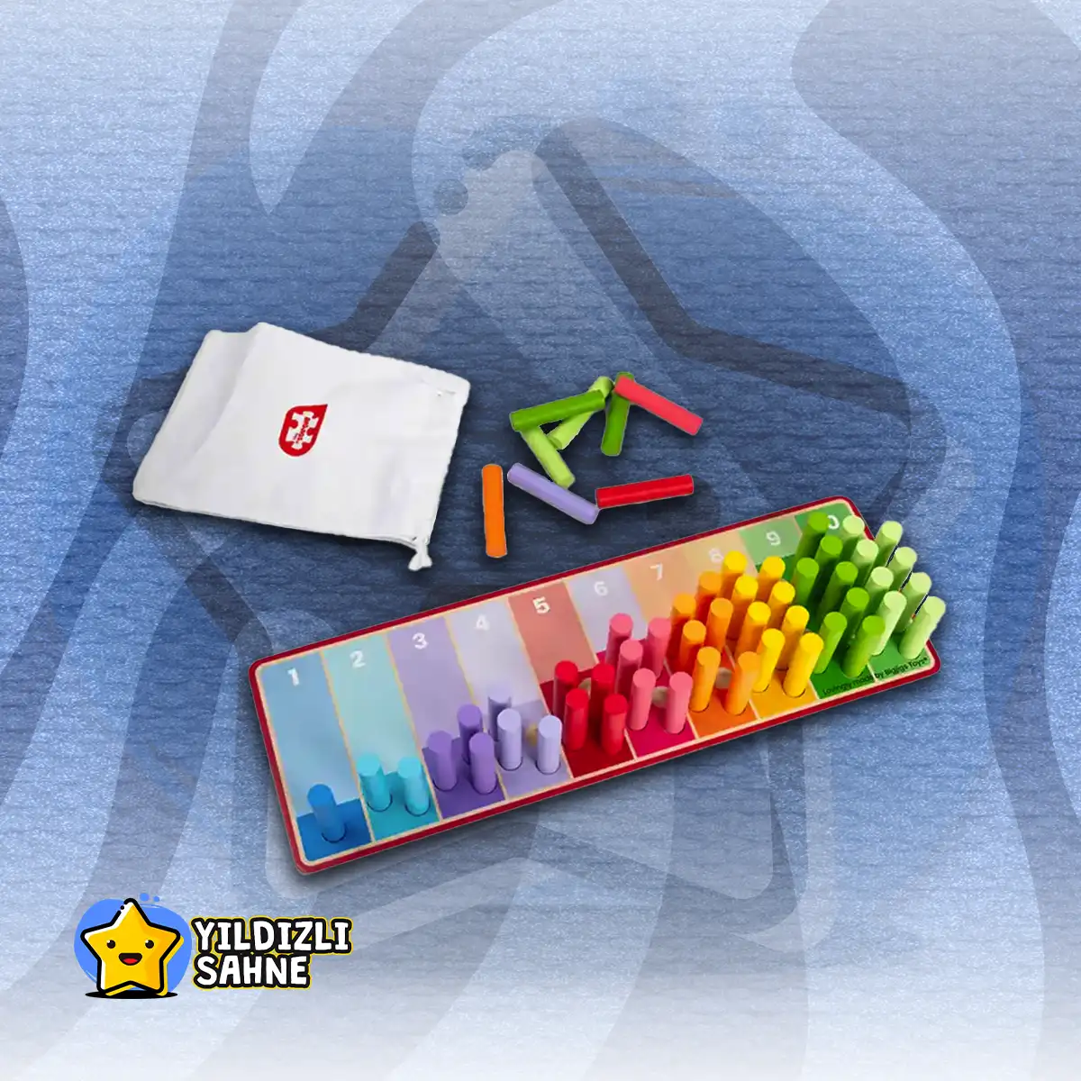 Renkli Sayma Çubukları Seti